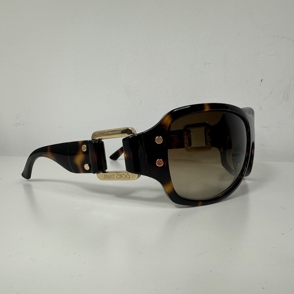 Jimmy Choo Tortoise Women's Brown Sunglasses - Picture 1 of 13